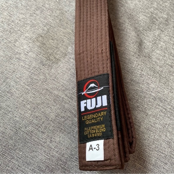 Jiu Jitsu Adult Belt Brown, A-3 - Picture 1 of 4